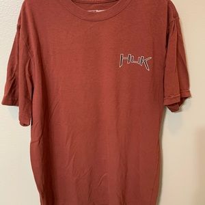 burgundy huk shirt